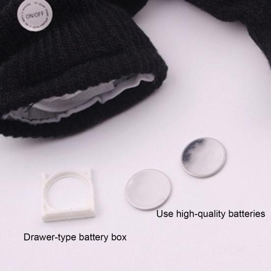 LED Rave Rukavice 7 Barev Svítící Prstové Rukavice pro Děti Dospívající Dospělé Zářící