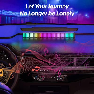 32 Bit Pickup Ritmeverlichting Muziekniveau-indicatorbalk Stemgeluidsregeling Audiospectrum RGB-licht LED