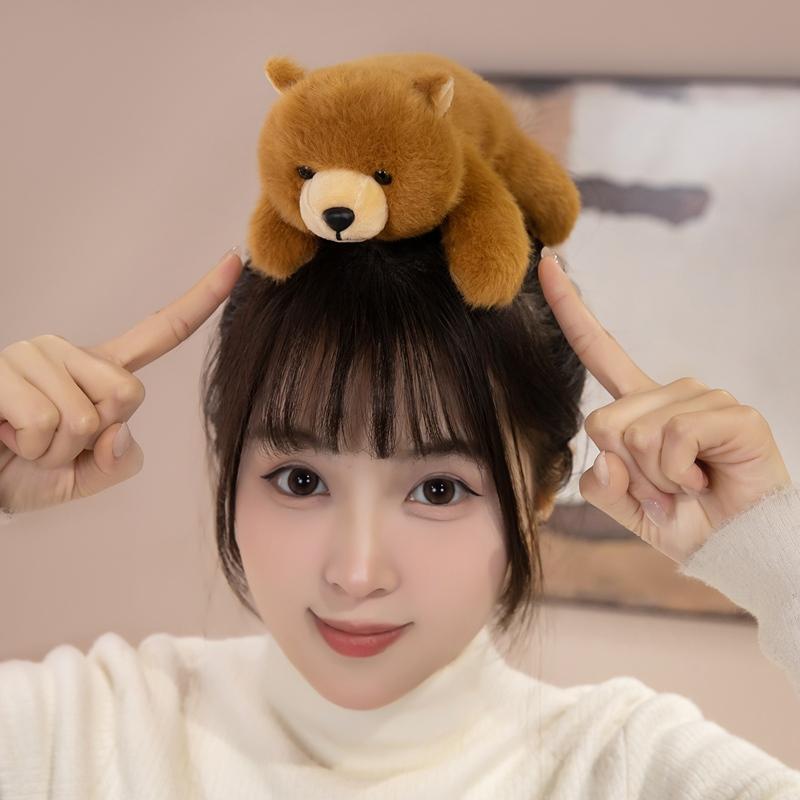 18Cm Cute Table Companion Plush Toys Lovely Piggy Raccoon Fox Husky Bear Plushie Doll Adorable Gift For Kids Girlfriend