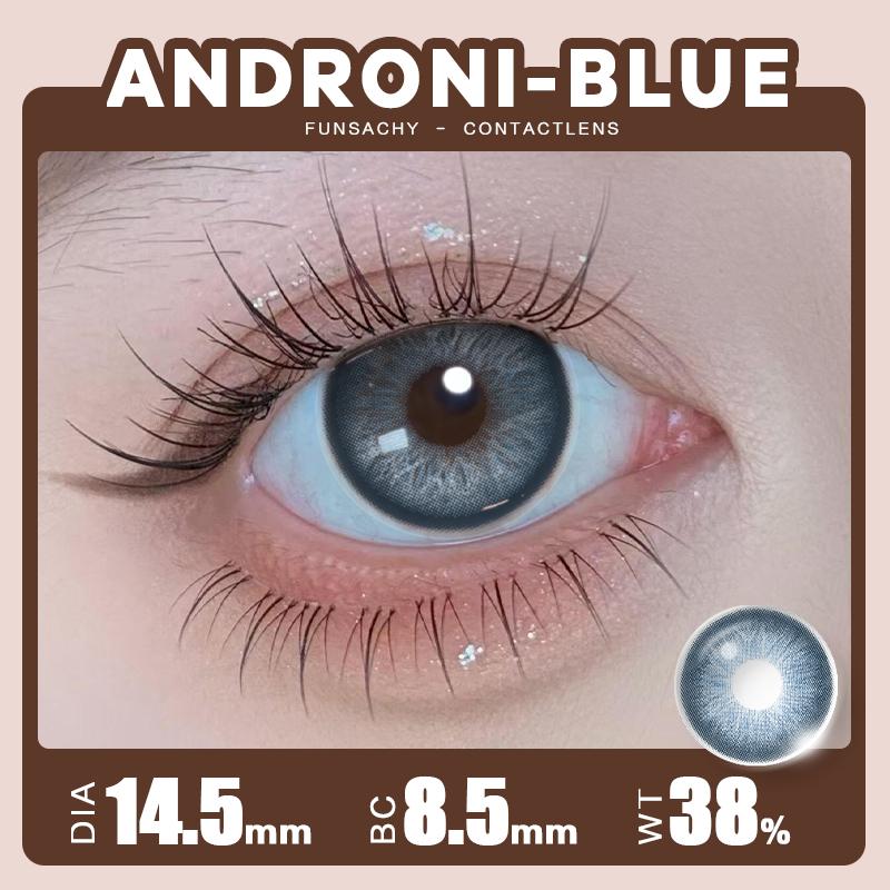 FUNSACHY Colored Lenses 1pair Brown Natural Eye Makeup Contacts Gray Pupils Blue Green Lens Yearly Fashion Cosmetics SoftLens