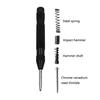 Spring Loaded Puncher Tool Center Hole Punch Tool Heavy Duty Automatic Durable with Handle Car Glass Window Breaker