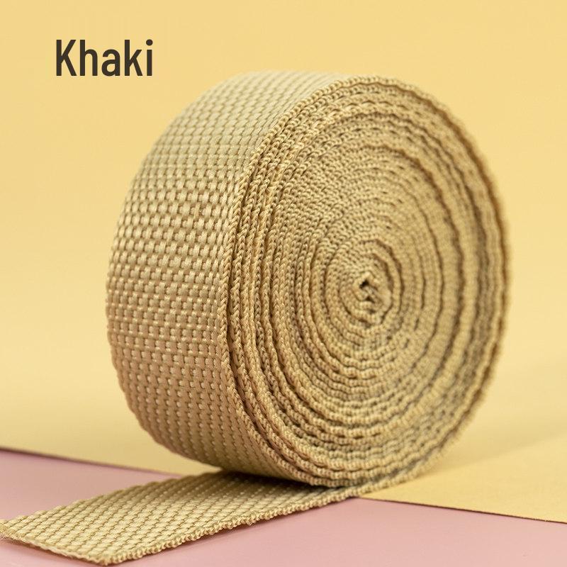 2.5 cm Colored Polypropylene & Nylon Webbing Backpack Strap | Flat Ribbon Handmade Accessories