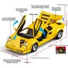 1:32 Countach LP500S Supercar Spielzeugauto Modell Rad Lenkung Geräusch und Licht Kinderspielzeug Sammlerstücke Geburtstagsgeschenke