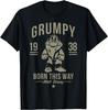 Disney Snow White Grumpy Born This Way 1938 Short Sleeve T-Shirt