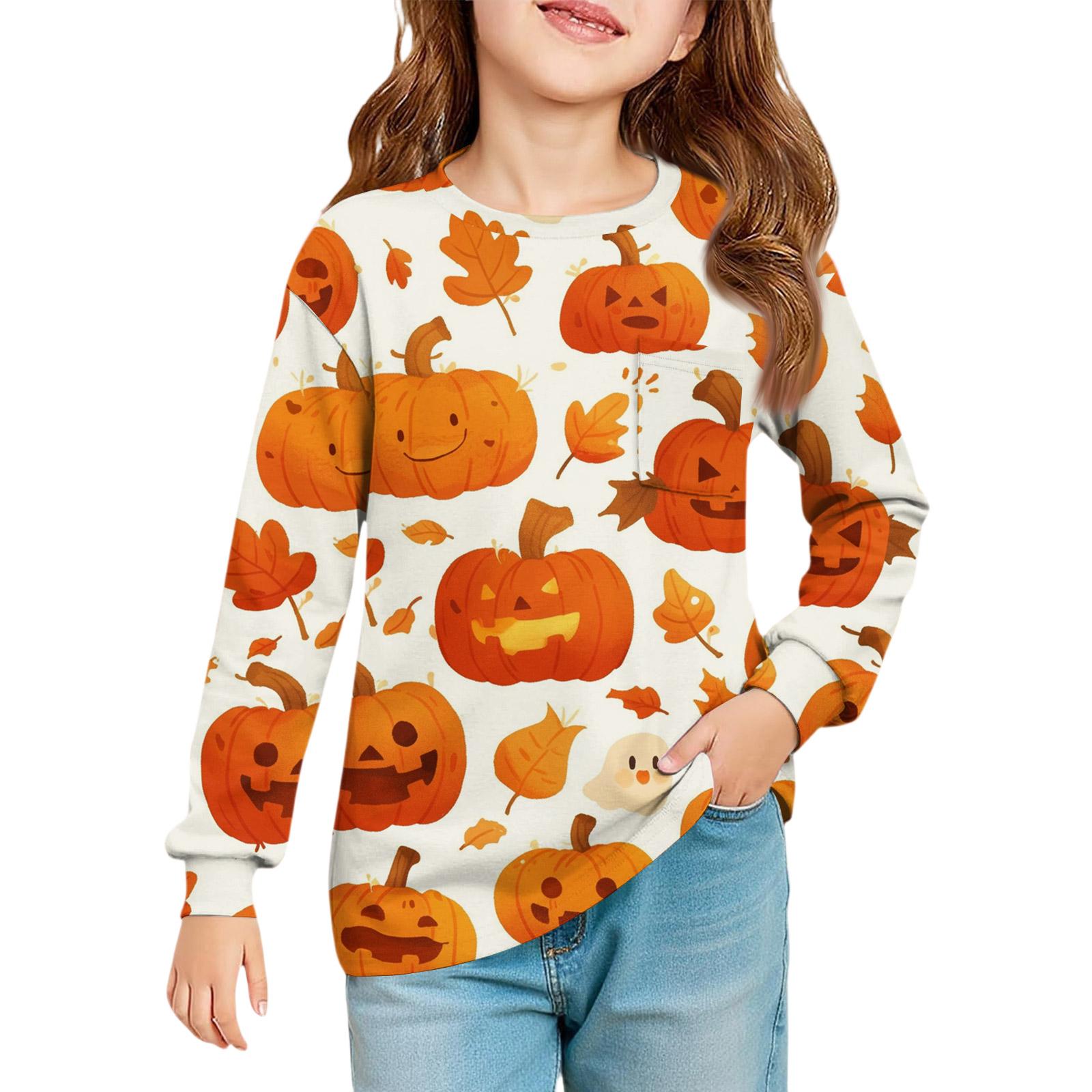 

Блузка для девочек с длинным рукавом - Туника с мягкой талией и круглым вырезом 100