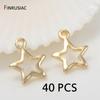 Gold Plated Small Mini Hollow Star/ Heart / Moon Charms For Jewelry Making DIY Bracelets Necklace Earrings