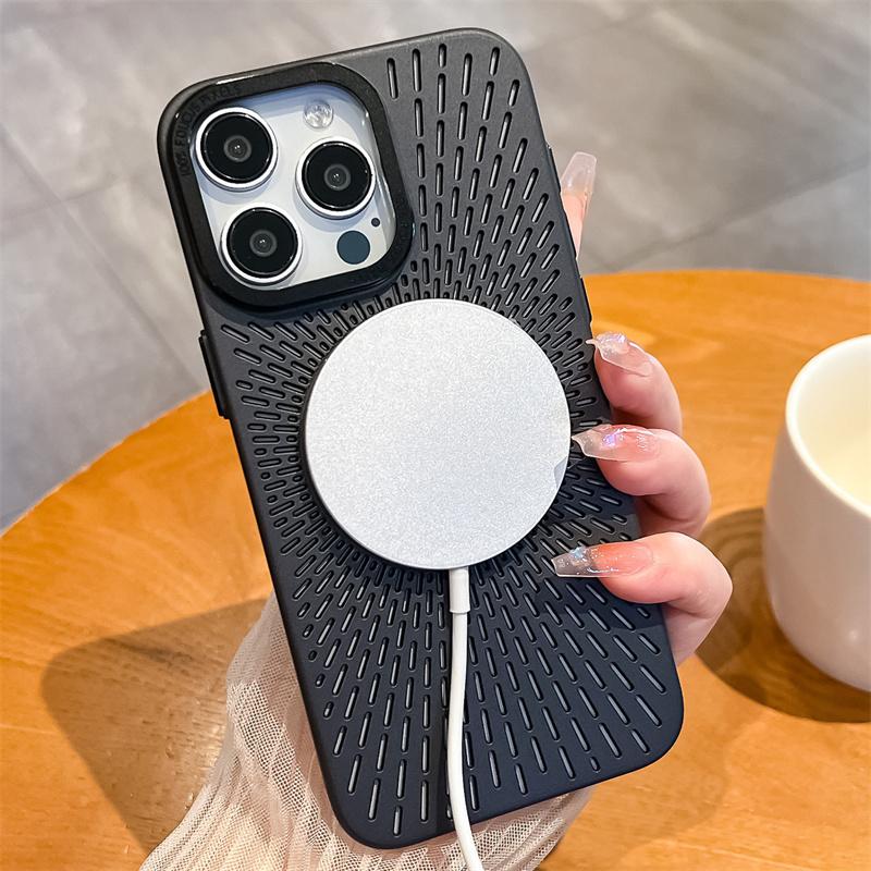 Pouzdro z tvrdého PC odvádějící teplo pro iPhone 16 13 12 Pro Max Magnetické pro Magsafe Funda Pouzdra na telefon pro iPhone 15 14 Pro Max Kryt