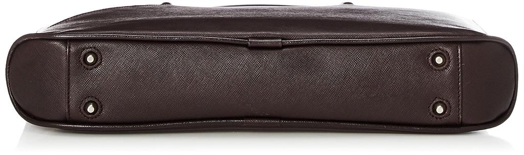 P.I.D. Selva PAP104 Compact Tote Bag, Genuine Leather, Chocolate