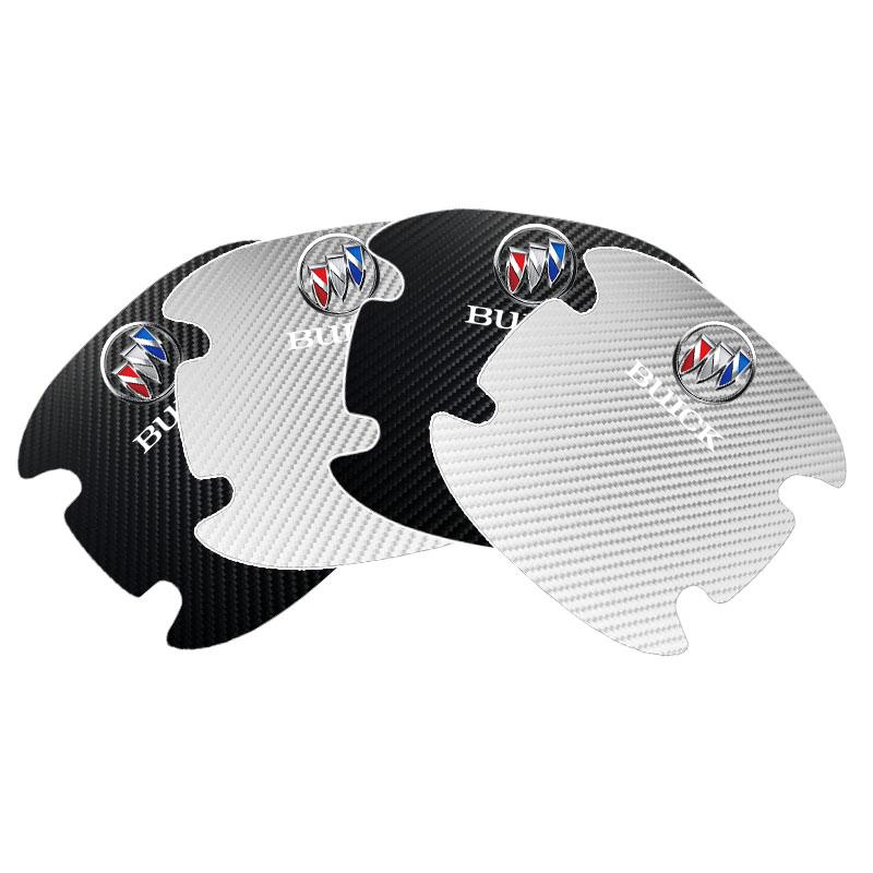 4PCS Car Door Handle Protection Sticker Emblem Car Decoration Styling For Buick Verano Velite Lesabre Riviera Avenir GL6 GL8 Envision Excelle