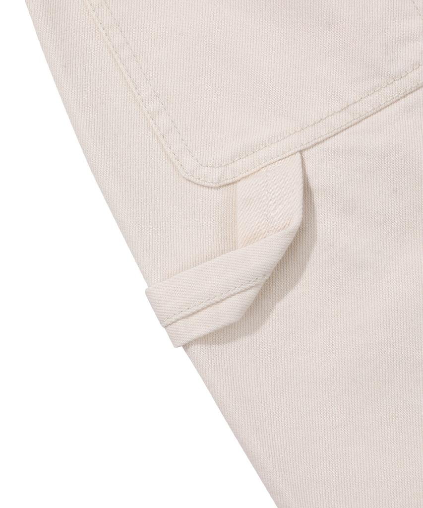Vintril Sunday Fatigue Denim Long Skirt (Sand)