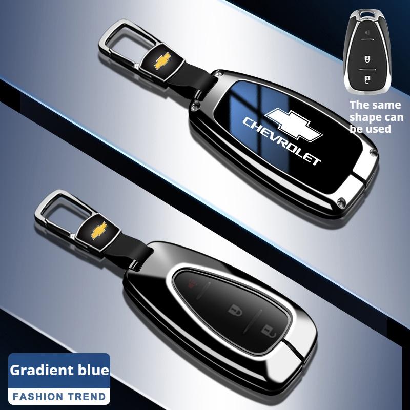 BODCA1 Zinc Alloy Car Key Case Cover Fit For Chevrolet Trailblazer Blazer Chevy Malibu Camaro Cruze Traverse Sonic Volt Car Accessories