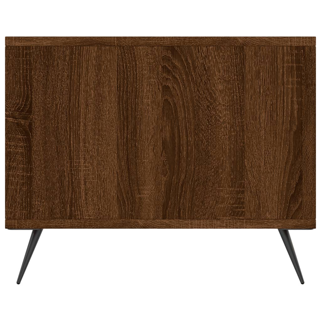 Coffee Table Brown Oak Effect 90 x 50 x 40 cm Engineered Wood