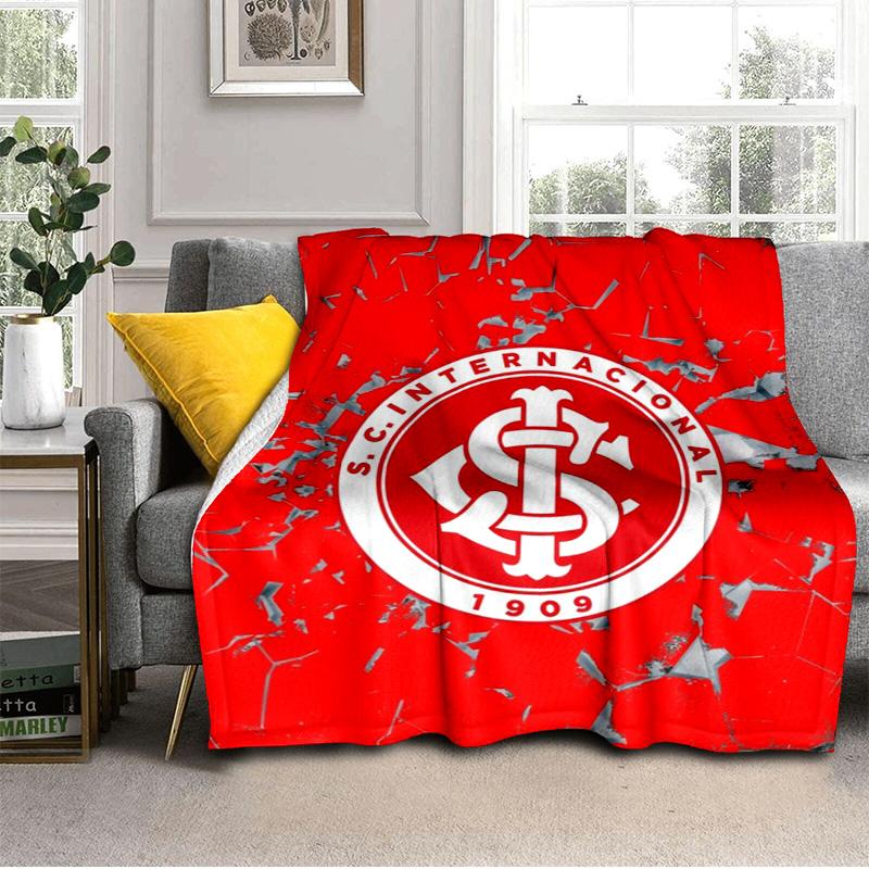 Inter Club Emblem Printed Throws Blanket Soft Flannel Blankets for Couch Bed Gifts for Men Women Picnic Blanket Christmas Gifts