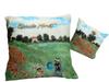 Pillow With Filling Claude Monet Poppy Field Painting Pillowcase Box