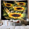 Butterfly And Sunflowers Tapestry Room Decoration Wall Hanging for Living Room Bedroom, Dormitory, Birthday and Christmas Gifts