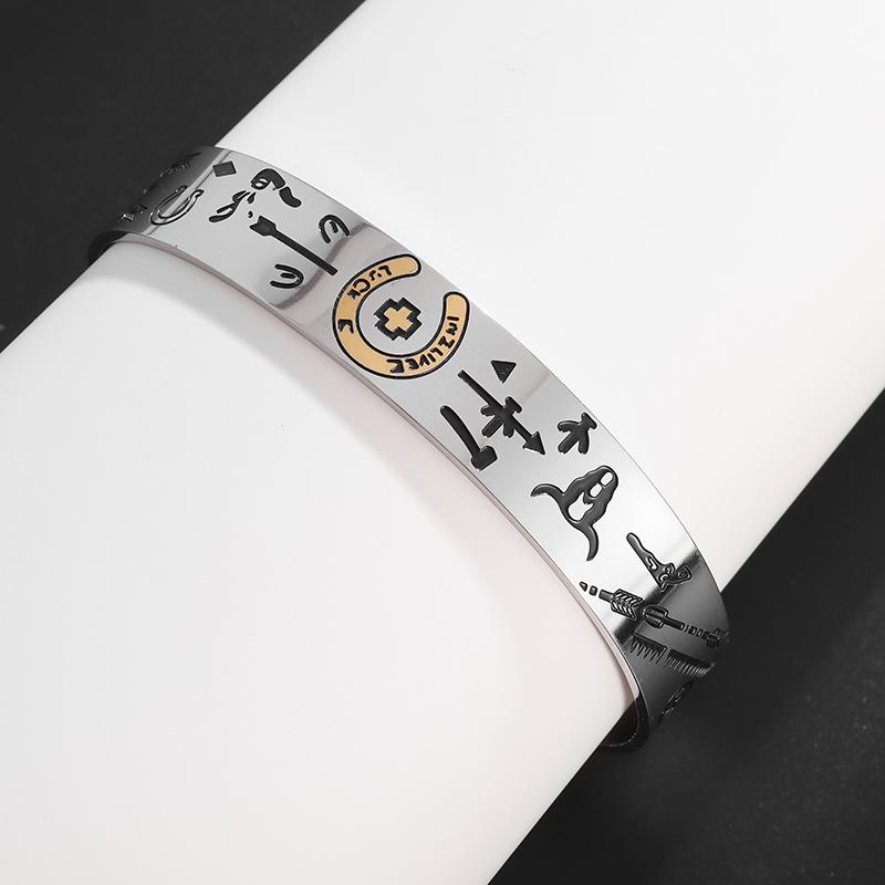 Five-pointed Star Moon Smiling Face Bracelet Girl Cartoon Open Mouth Bracelet