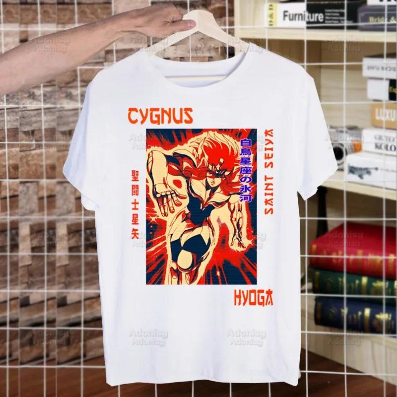 Saint Seiya Anime Manga Phoenix T-shirts Summer Men/Women Hip Hop Funny Print Tshirt Streetwear t shirts Short Sleeve Tops