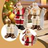 Christmas Santa Figurine 17.5cm Decorative Home Decor Traditional Decoration Holiday