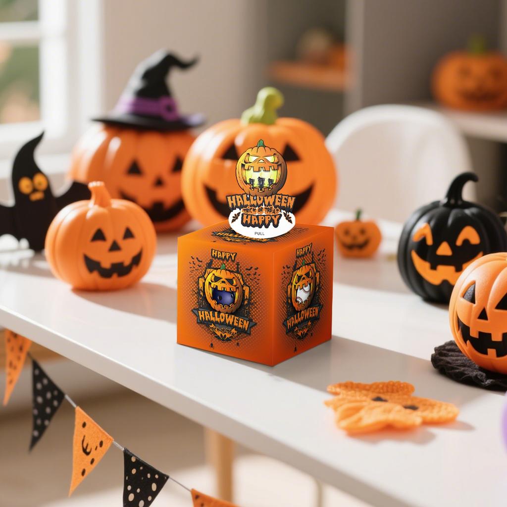 Halloween Money Pull Box For Cash Gifts DIY Happy Halloween Surprise Gift Boxes For Kids Adults Helloween