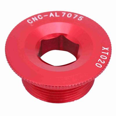 Crank Arm Bolt for Mountain Road Bike Bracket Cap M20*10 Crankset Screw BB Axis Screws Red