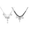Butterfly Pendant Chokers Star Pendant Necklaces Alloy Material Hollow Star Necklaces Party Accessories for Teens Girls