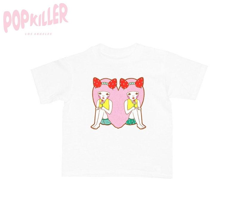 Kid s T-shirt -Heart Twins- 140