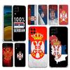 Case For Samsung Galaxy A13 A23 A33 A53 A73 5G A51 A71 A21S A12 A11 A31 A41 A03s A52 A32 A22 Silicone Clear Cover Serbia Flag