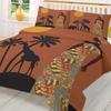 African Woman Plant Giraffe Elephant Ethnic Duvet Cover With Pillow Case Custom Bedding Set Quilt Cover Double Bed Home Textile