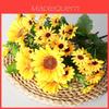 Sunflower Artificial Flowers For Home Decor And Photography Props With Silk Material