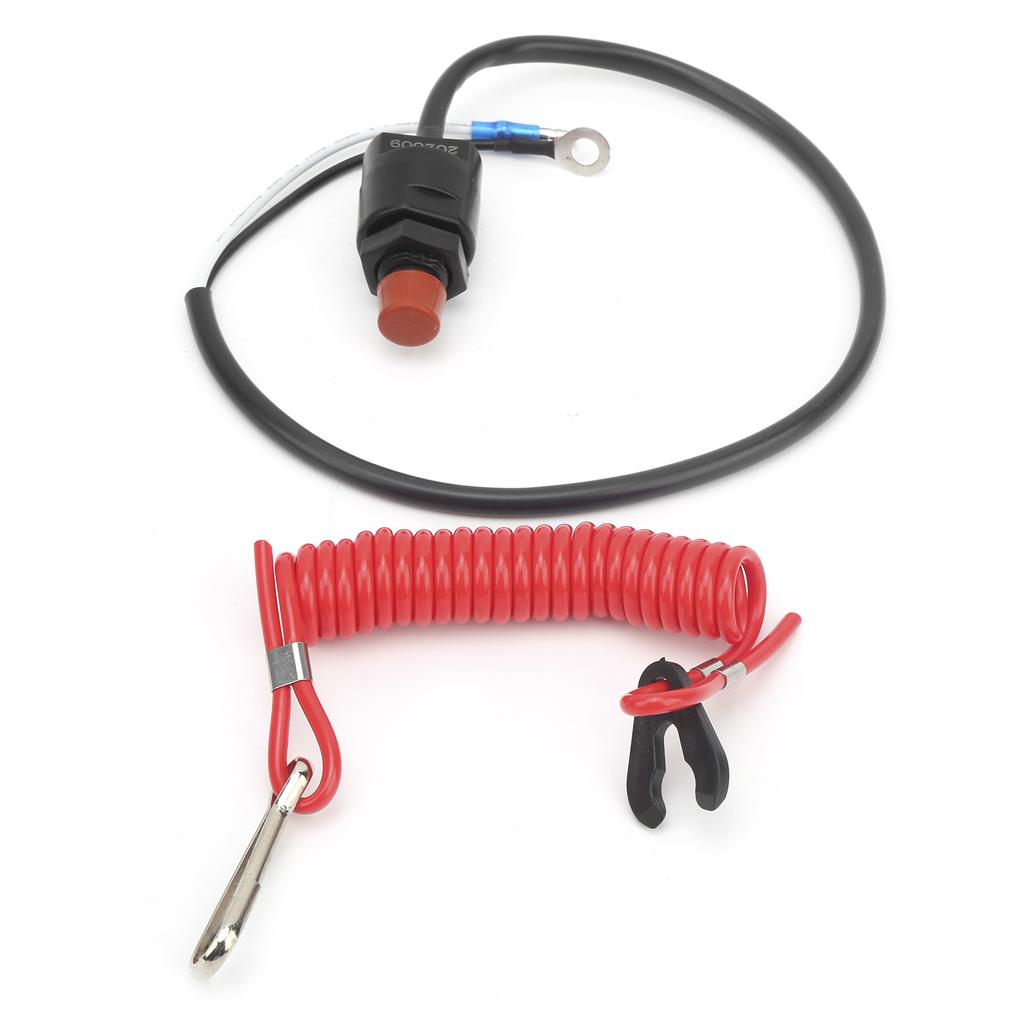 Not-Aus-Schalter Sicherheitsleine 6E9 82575 09 Passend für Yamaha Außenborder 15 PS 25 PS 30 PS 40 PS 2-Takt