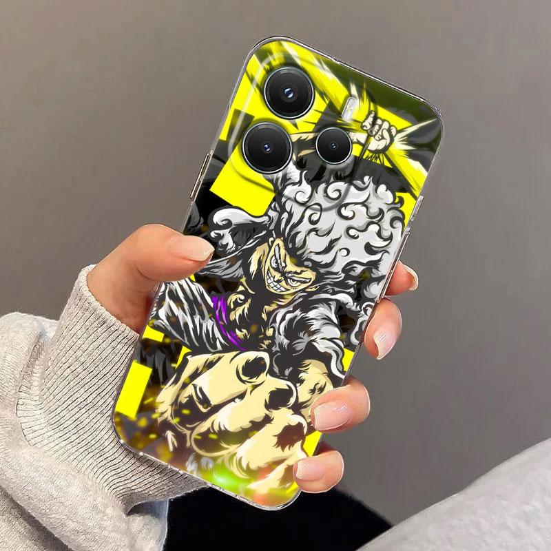 Cartoon Shanks Luffy Zoro Case For Xiaomi Redmi Note 15 14 13 12 11 10 Pro Plus 5G Cover For Redmi 15C 15 14C 13C 12C Phone Case