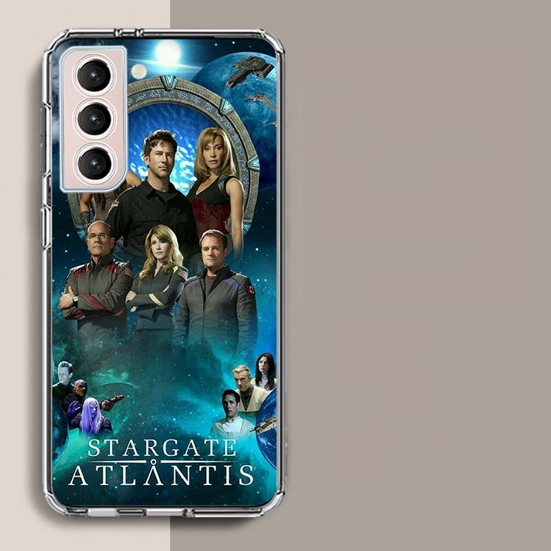 Stargate Atlantis Phone Case For Samsung Galaxy S25 Edge S24 S23 FE S21 S20 S10 Plus S22 S26 Ultra Cover Clear Cases TPU Capa Sh