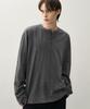 DRAW FIT Hayden Henley Neck Long Sleeve T-Shirt [Charcoal]