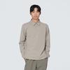 Polo Long Sleeve T-shirt Beige Gray (S24FMTPS10)