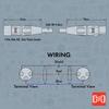 Hosa XLR Male to Female Microphone Cable HMIC-025 7.6m