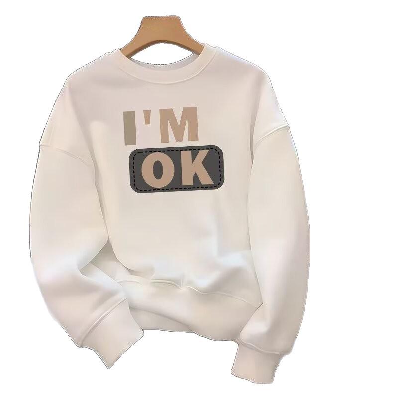 Men's Hong Kong Style Heavyweight Hoodie: Autumn/Winter Trendy Brand, Plus Velvet, Round Neck Casual Top