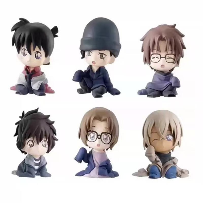 Conan Detective Mouri Ran Kaito Jimmy Kudo Anime Character Ornament Model