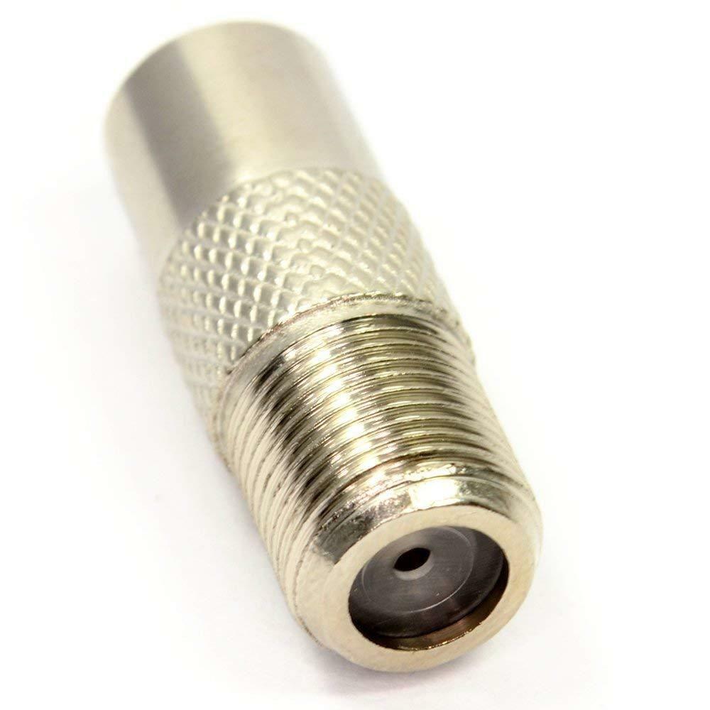 PAL 2pcs Antenna Plug Adapter RF Coax 9.5mm Converter Adaptor Connector F To RF male