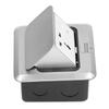 Floor Socket Pop Up Electrical Outlet Box Assembly Waterproof 250V 13A for Kitchen Office