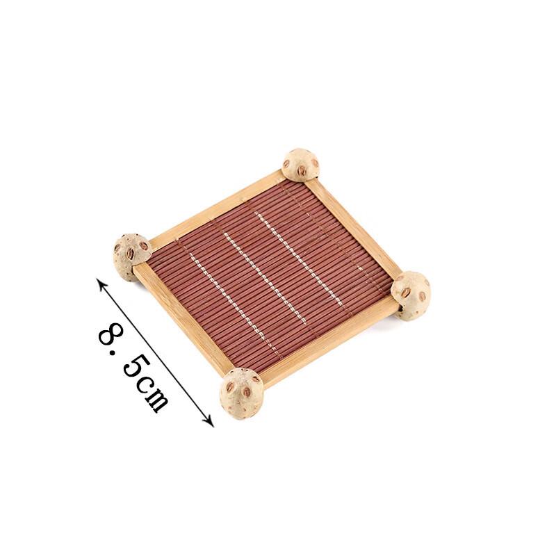 ZISIZ Bamboo Square Heat Insulation Coaster
