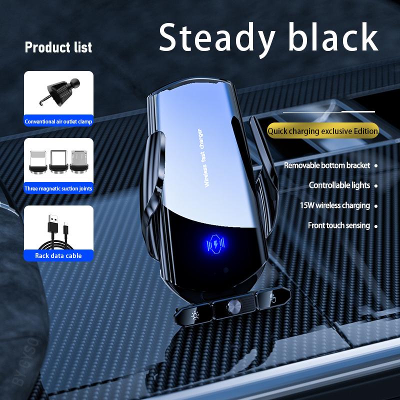 Wireless Car Charger Magnetic Head Fast Charging Air Vent Suction Cup Bracket Phone Sucker Holder For iPhone Xiaomi Samsung S20+