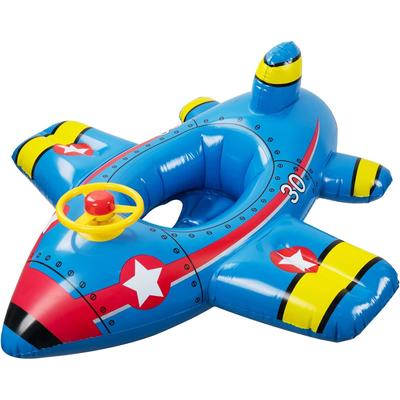 Piscina Anello da Nuoto per Bambini Galleggiante, Anello da Nuoto Baby Telone con Volante, Gonfiabile Portatile Estivo Acqua Nuoto All'aperto