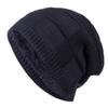 Hats New Winter For Stylish Men Women Slouchy Warm Ski Beanie Hat Plain Pattern Design Add Fur Lined Thick Knitted Hat Bonnet Cap