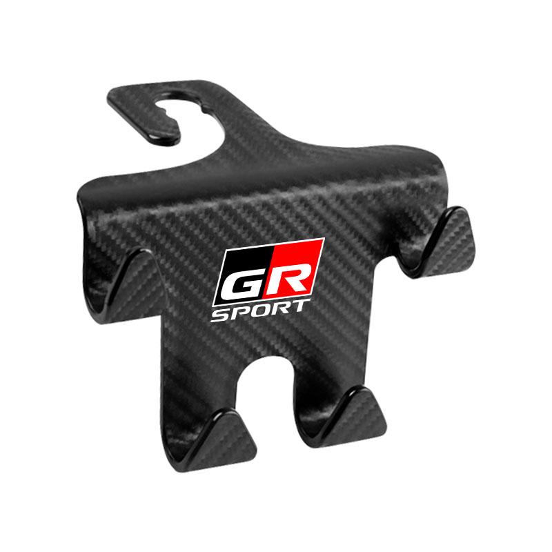 1/2PCS Car Seat Headrest Hook Auto Back Seat Organizer for Toyota GR Gazoo Racing Corolla TRD Yaris Chr Auris Rav4 Camry Prius Prado Avensis