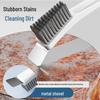 Multifunctional Kitchen Stove Gap Cleaning Brush with Long Handle & Steel Wire for Stain Removal