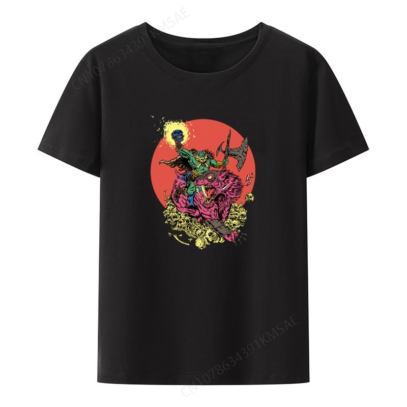Metal Graphic T-shirt Funny Tee Nostalgia Street Comfortable Womens Tops Women Poleras Mujer Fe