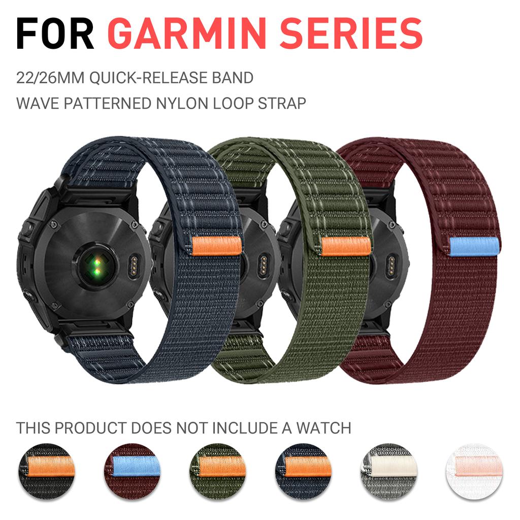 22mm 26mm Armband für Garmin Fenix 8 7 Pro 7S 6X 6 5X 5Plus Venu 3 4 Instinct 3 47 43 Nylon Uhrenarmband Correa Forerunner Armband