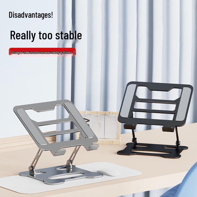 360° Rotating Height Adjustable Laptop & Tablet Stand with Portable Folding Cooling Design