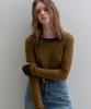 UNNOUT Soft Wool Jersey T-Shirt Olive
