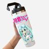 Tazza termica in acciaio inossidabile da 30 oz, stampa Anime Hatsune Miku, colore solido semplice, tazza per acqua, isolamento termico, tazza fredda per ghiaccio, regalo per bambini